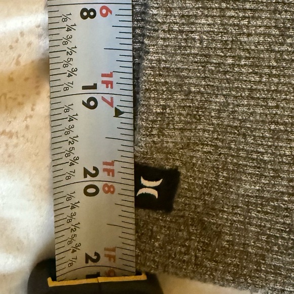 Men’s Hurley Getaway Fleece Zip Hoodie in Dark Storm size L - Picture 7 of 12